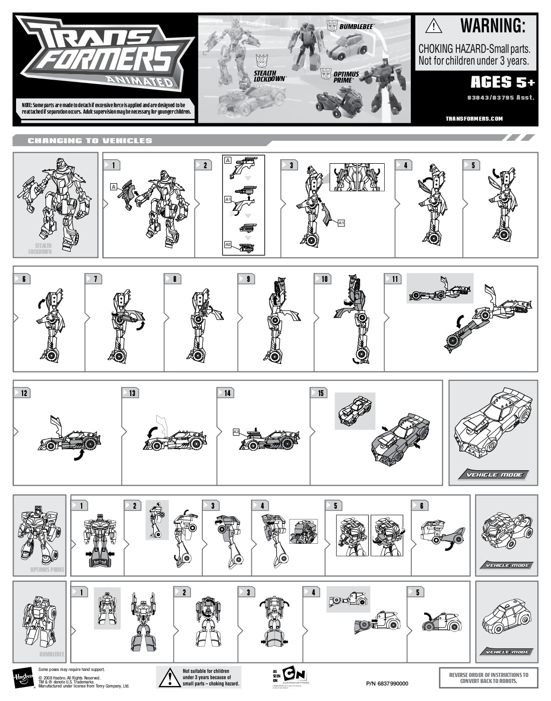 Gift Sets Stealth Lockdown with Bumblebee and Optimus Prime